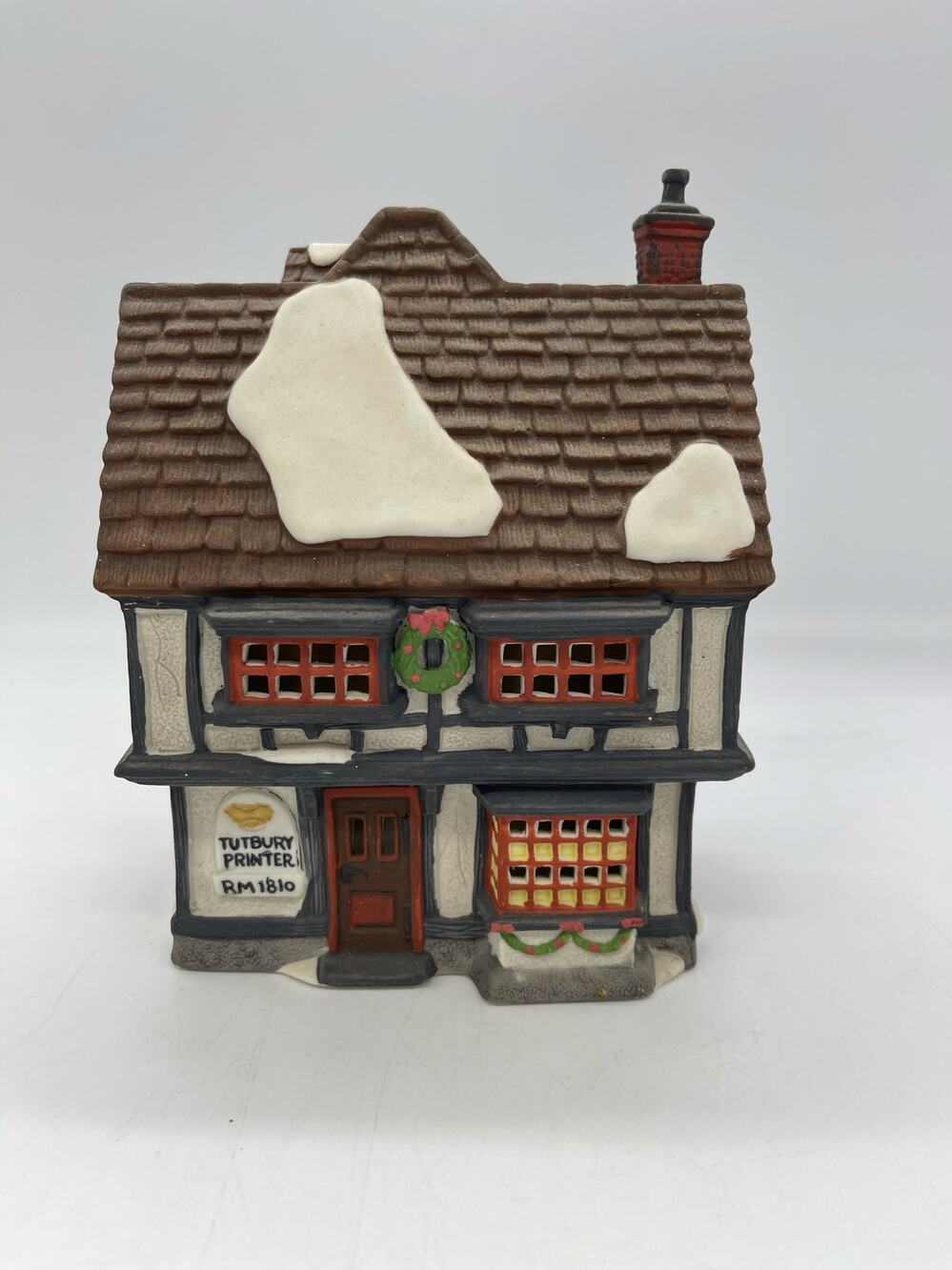 Department 56 Dickens Village Series Tutbury Printer